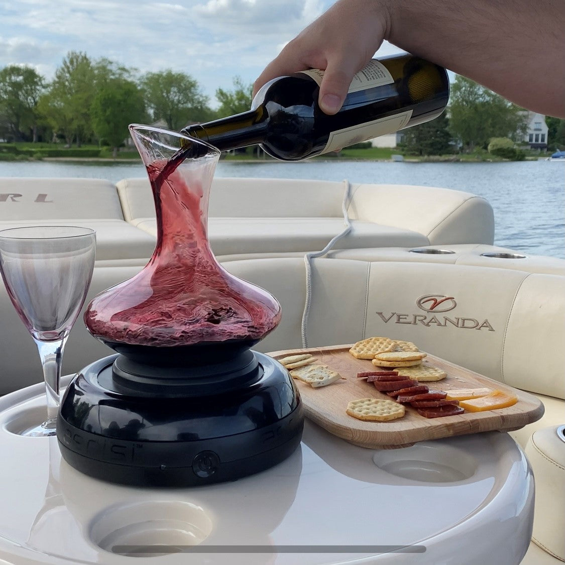 Aerisi Wine Aerator System with Glass Decanter